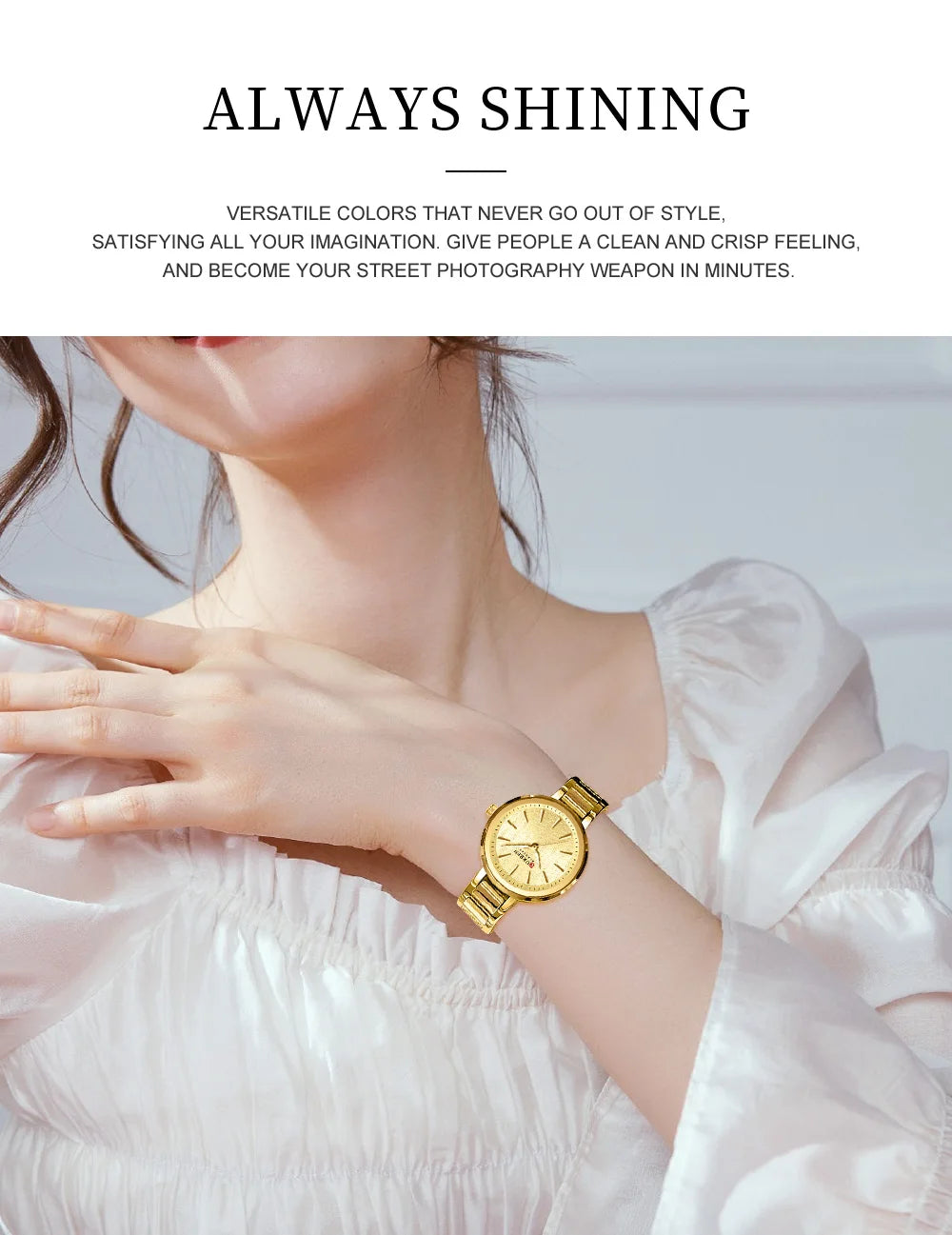CURREN Watch Women New Fashion Luxury Stainless Steel Wristwatch Bracelet Simple  Waterproof Luminous Ladies Watches