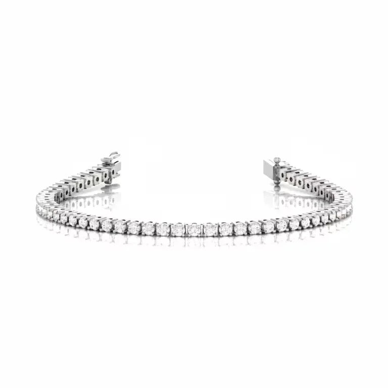 Women's 14K Gold & Natural Diamond Classic 4.00 Cart Tennis Bracelet