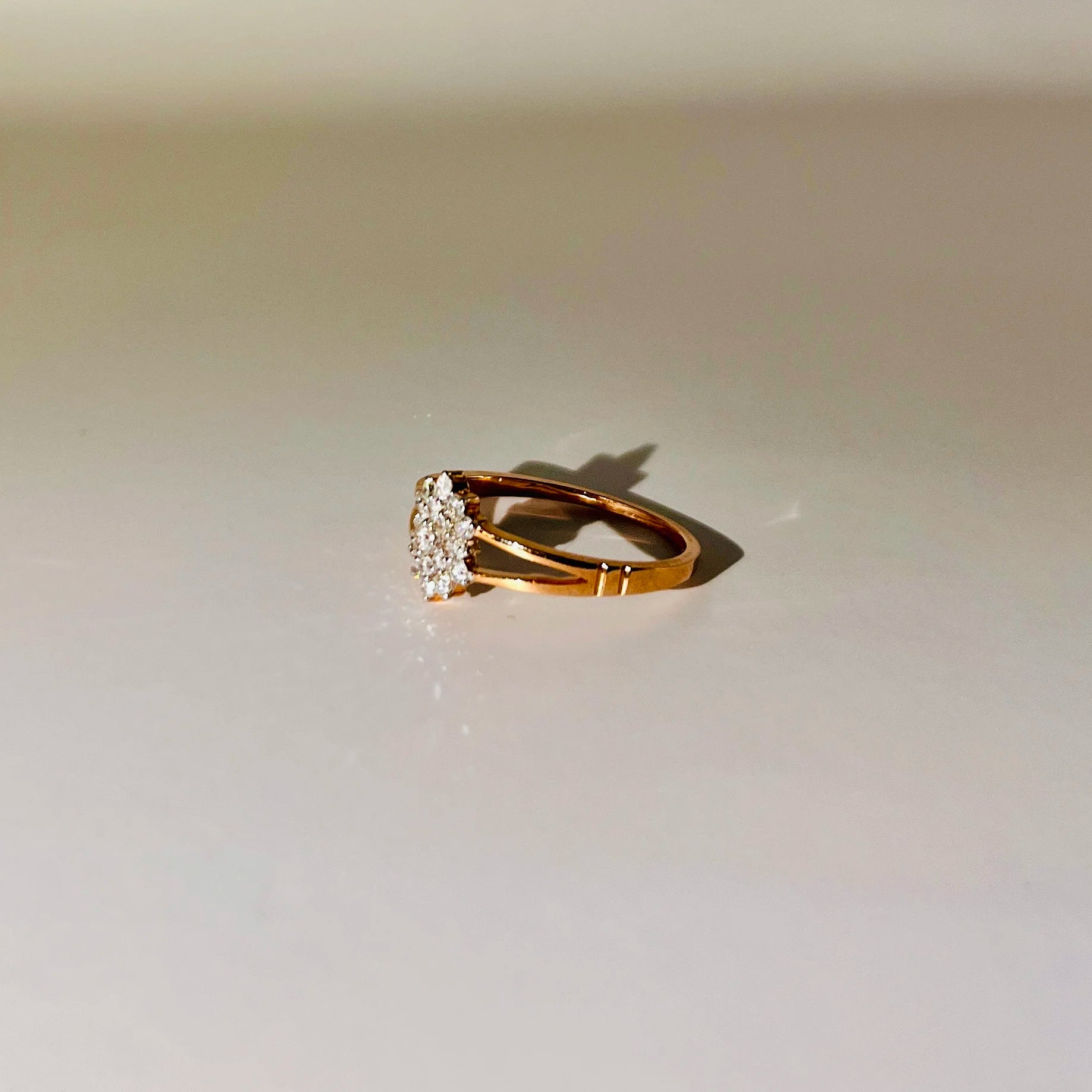 14K Yellow Gold Natural Freshwater Pearl Semi Mount Classic Engagement Wedding Party Ring Brilliant Accents Flower Lapped GGL
