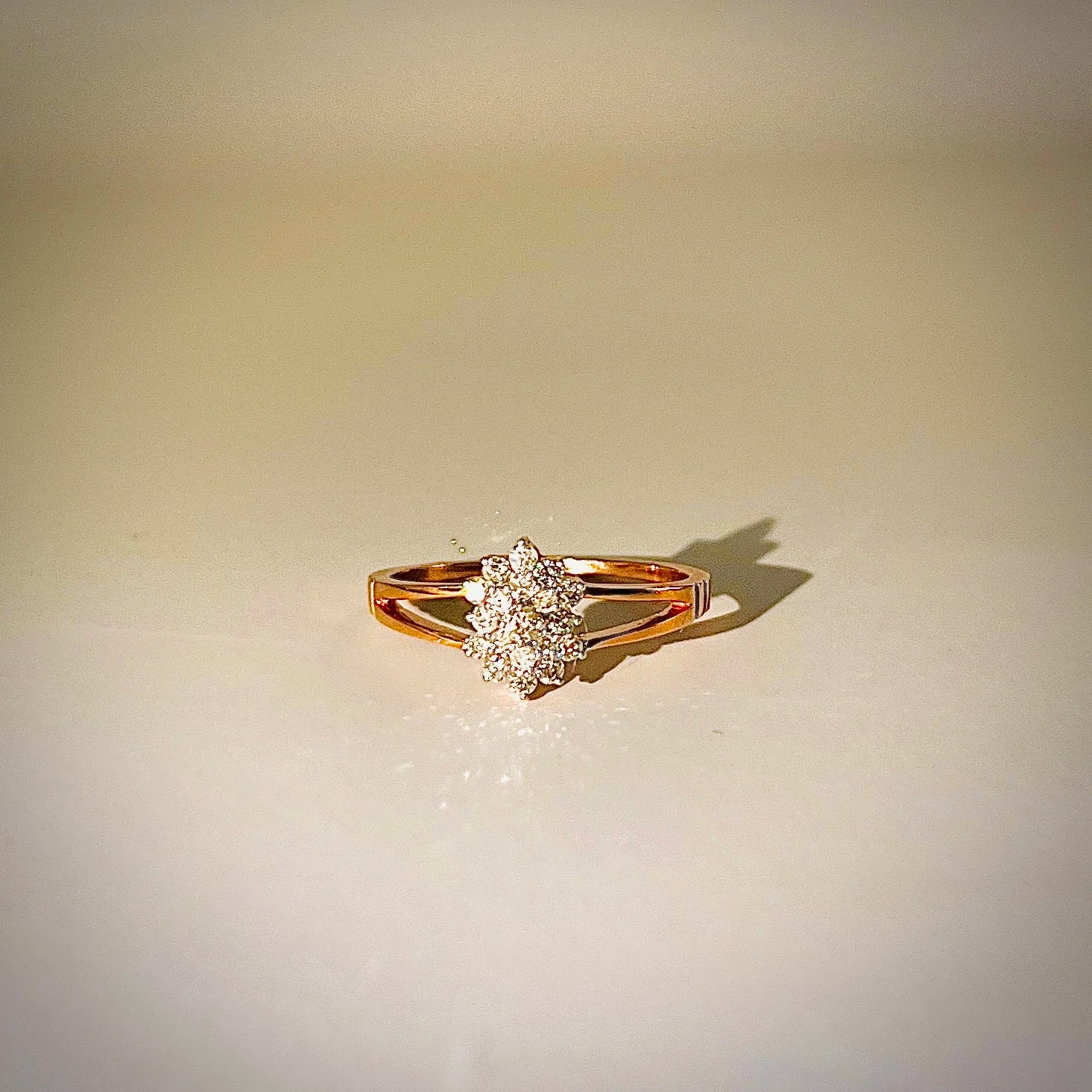 14K Yellow Gold Natural Freshwater Pearl Semi Mount Classic Engagement Wedding Party Ring Brilliant Accents Flower Lapped GGL