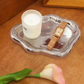 Jewelry Tray with Cloud Design Decorative Dish for Rings Keys Perfume Organizer for Dresser Nightstand Entryway Table