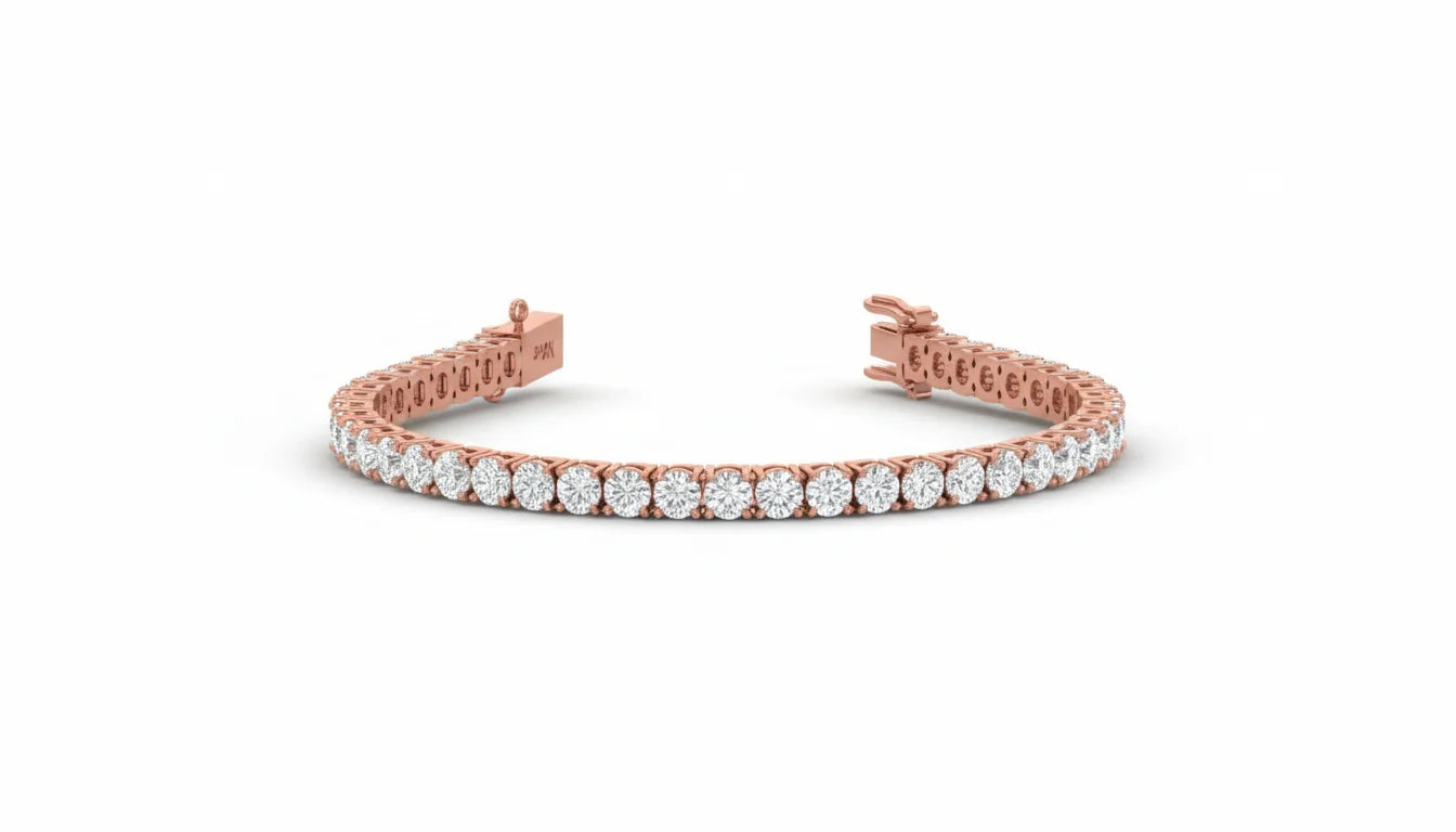 Women's 14K Gold & Natural Diamond Classic 4.00 Cart Tennis Bracelet
