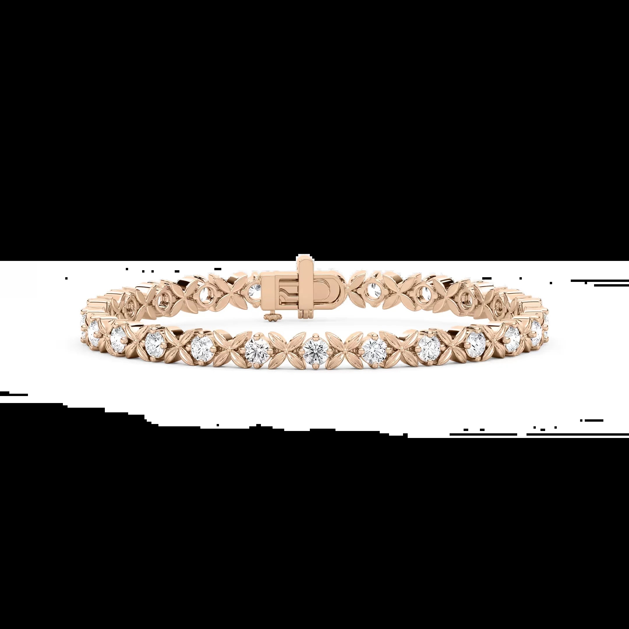 14k Real Solid Gold Vine Tennis Bracelet 5ctw Marquise Cut Lab Grown Ef/vs Clarity Igi Gia Certified Diamond  - 7 Inches