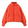 Fashion Waterproof Breathable Polyester Wadding Short Thick Padded Winter Coat Bubble Puffer Jacket for Women