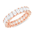 Huitan Gorgeous Promised Rings Love Wedding Jewelry Full Paved Square Crystal Zircon Elegant Women Marriage Engagement Ring New