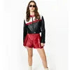 Slim Fit PU Leather Sexy Long Sleeve  Short Motorcycle  Crop Coat Autumn Outerwear Streetwear Leather Jacket