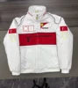 Plus Size USA European Size Thick F1 Racing Inspired Waterproof Zipper Embroidered Reversible Moto Biker Winter Riding Jacket