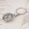 Humans Brain Keychain Anatomy 3D Charm Human Organs Body Parts Zombie Halloween Key Chains Jewelry Gifts