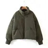 Fashion Waterproof Breathable Polyester Wadding Short Thick Padded Winter Coat Bubble Puffer Jacket for Women
