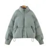Fashion Waterproof Breathable Polyester Wadding Short Thick Padded Winter Coat Bubble Puffer Jacket for Women