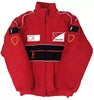 Plus Size USA European Size Thick F1 Racing Inspired Waterproof Zipper Embroidered Reversible Moto Biker Winter Riding Jacket