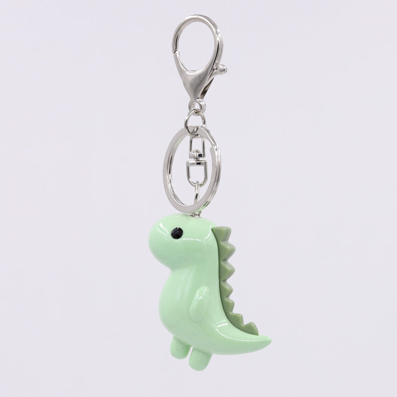 Trendy Joker Keychain Pendant Cute Dinosaur Luminous Acrylic Animal Bag Car Hanging Gifts Wholesale