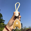 English Letter Cross-border Good Luck Keychain Pendant Anti-lost Couple Creative Personality Men's and Women's Wedding Gift Ins
