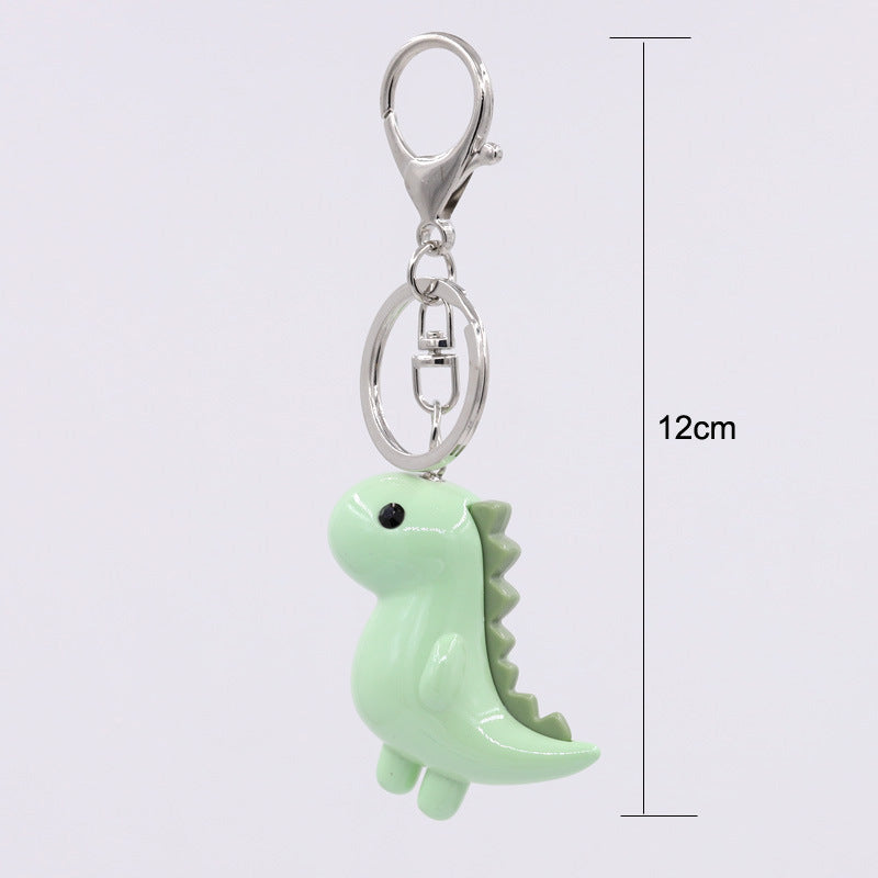 Trendy Joker Keychain Pendant Cute Dinosaur Luminous Acrylic Animal Bag Car Hanging Gifts Wholesale