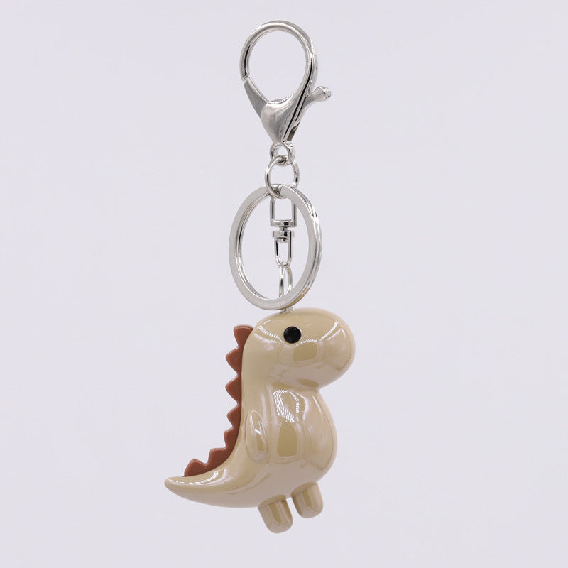 Trendy Joker Keychain Pendant Cute Dinosaur Luminous Acrylic Animal Bag Car Hanging Gifts Wholesale