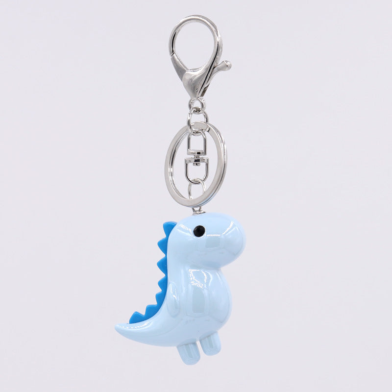 Trendy Joker Keychain Pendant Cute Dinosaur Luminous Acrylic Animal Bag Car Hanging Gifts Wholesale