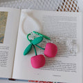 Korean Style New Cute Cherry Pendant Small Jewelry Bag Hanging Internet Popular Creative Cucumber Keychain Schoolbag Accessories