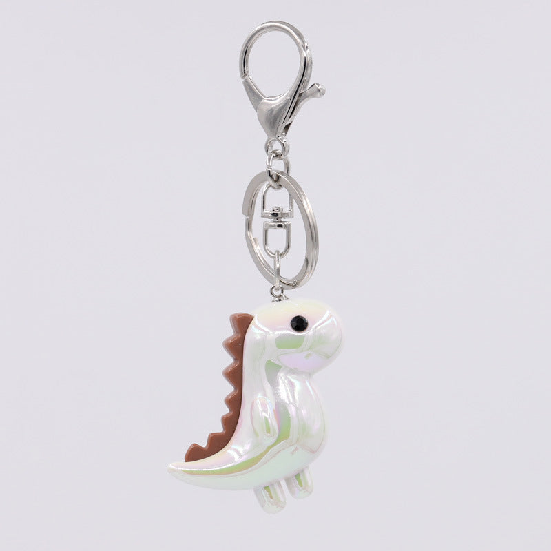 Trendy Joker Keychain Pendant Cute Dinosaur Luminous Acrylic Animal Bag Car Hanging Gifts Wholesale