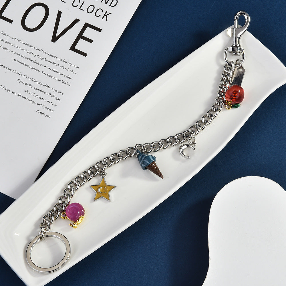 Factory direct summer Joker bag pendant female cross-border fashion new fashion bag chain slung square bag chain