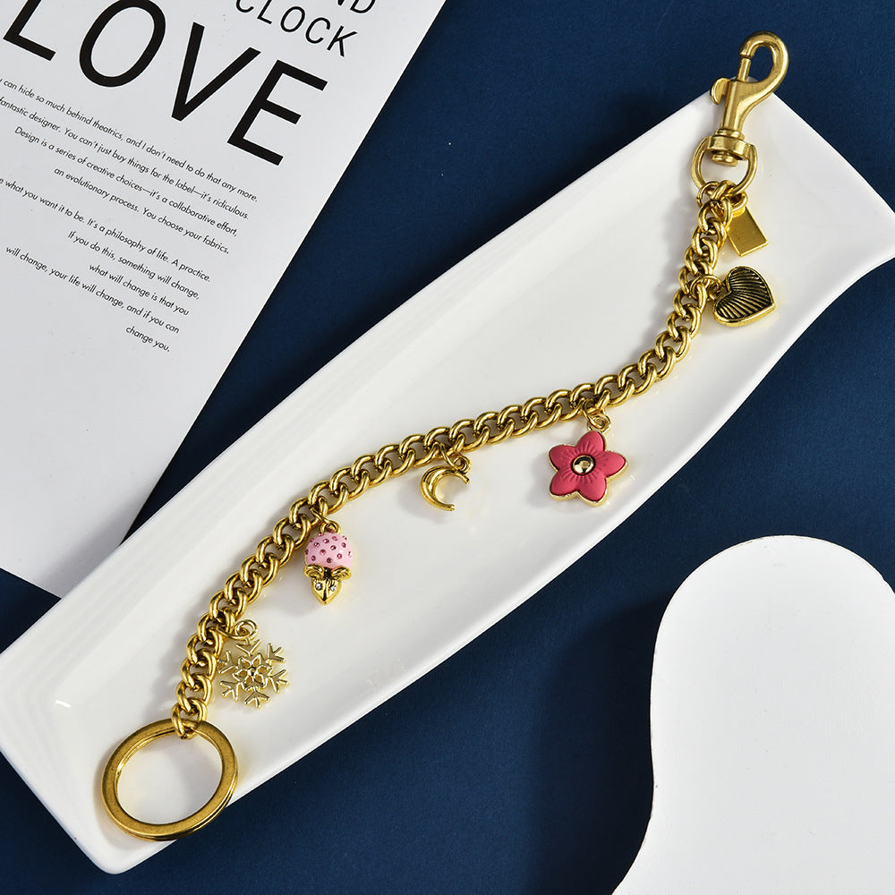 Factory direct summer Joker bag pendant female cross-border fashion new fashion bag chain slung square bag chain