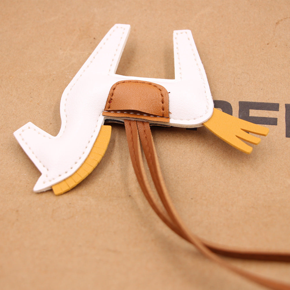 Right now, the year of the horse pony leather leather luggage pendant car key chain pu pendant clothing accessories