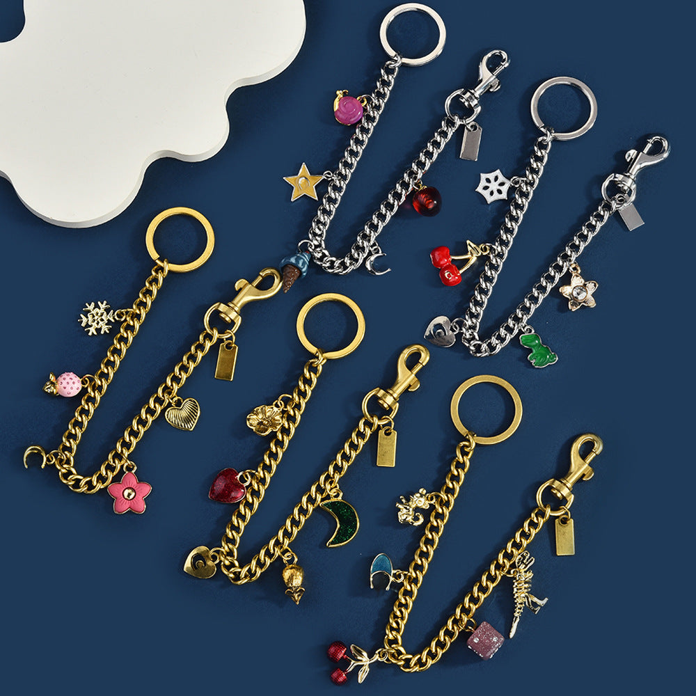 Factory direct summer Joker bag pendant female cross-border fashion new fashion bag chain slung square bag chain