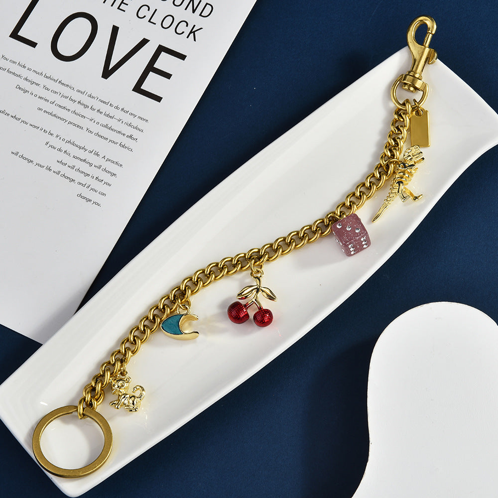 Factory direct summer Joker bag pendant female cross-border fashion new fashion bag chain slung square bag chain