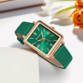 Fashionable Luxury Elegant Minimalist Women's PU Leather Quartz Wrist watch Student Business Gift