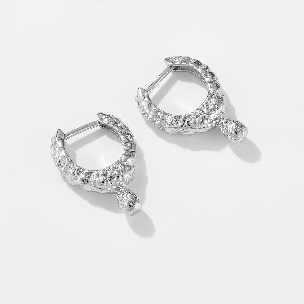 VEWANT Women 925 Sterling Silver Huggies Hoop Earring Fashion Luxury Fine Rock Punk Fine Jewelry 2024 Wedding Party Jewelry