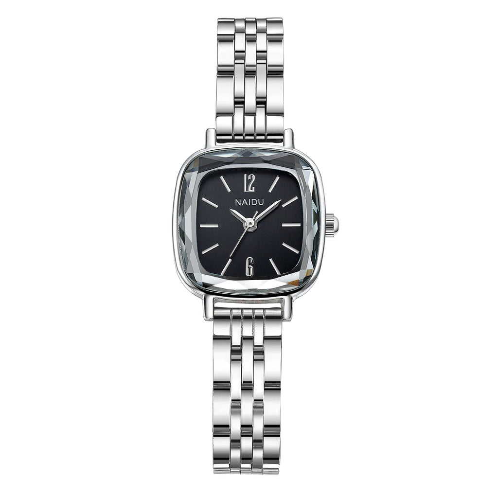 Fashionable Casual Simple Versatile Stainless Steel Strap Quartz Watch Women's Watch