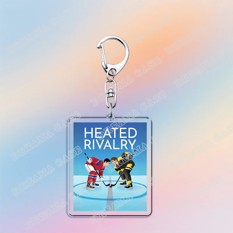 Hot Heated Rivalry Keychain for Accessorie Bag Chaim Shane Hollander Ilya Rozanov LGBT Lovers Keyrings Jewelry Freinds Gifts