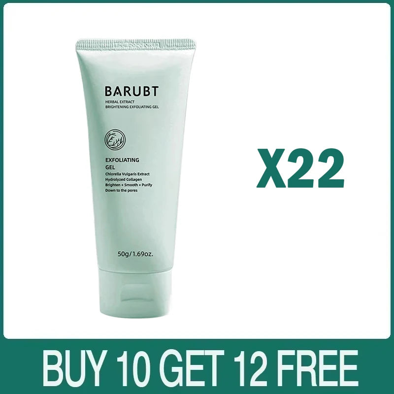 Facial Exfoliating Peeling Gel Face Scrub Moisturizing Whitening & Cleanses All Skin