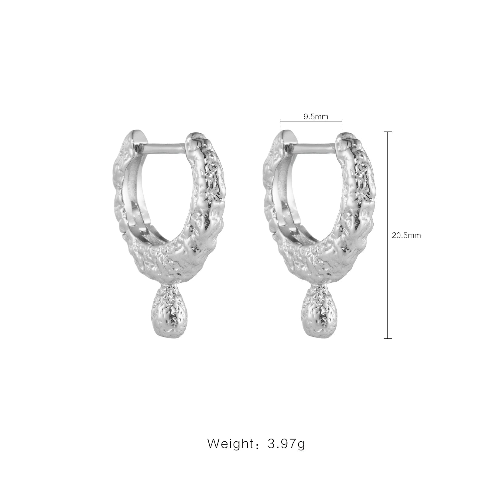 VEWANT Women 925 Sterling Silver Huggies Hoop Earring Fashion Luxury Fine Rock Punk Fine Jewelry 2024 Wedding Party Jewelry
