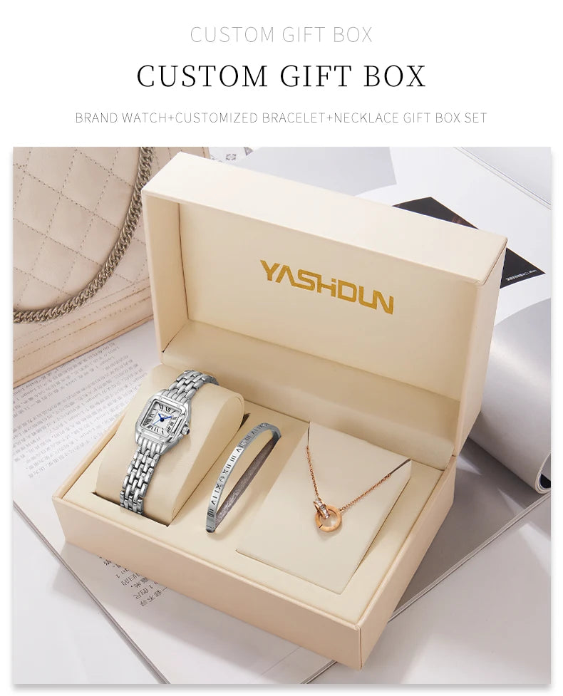 New student temperament, niche, light luxury, fashionable, exquisite, simple, ultra-thin steel strip quartz women's watch