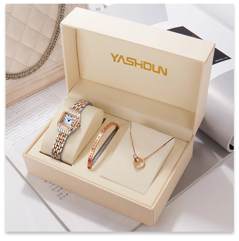 New student temperament, niche, light luxury, fashionable, exquisite, simple, ultra-thin steel strip quartz women's watch
