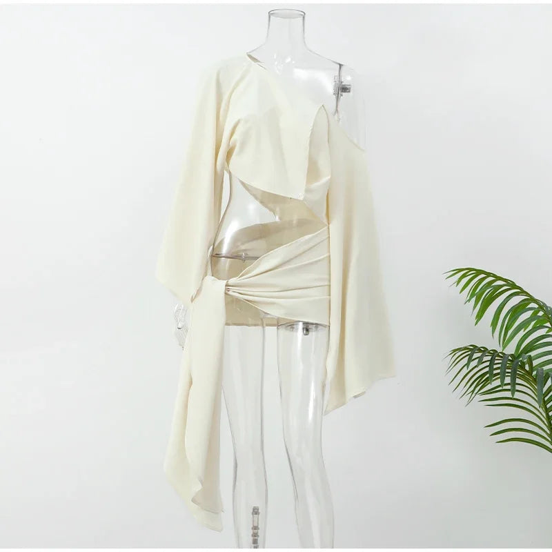 Women Solid Color Shawl Tops Mini Knot Skirt Suit Cotton Linen Comfort Skirts Set 2026 Spring Summer Lady Beach Holiday Outfit