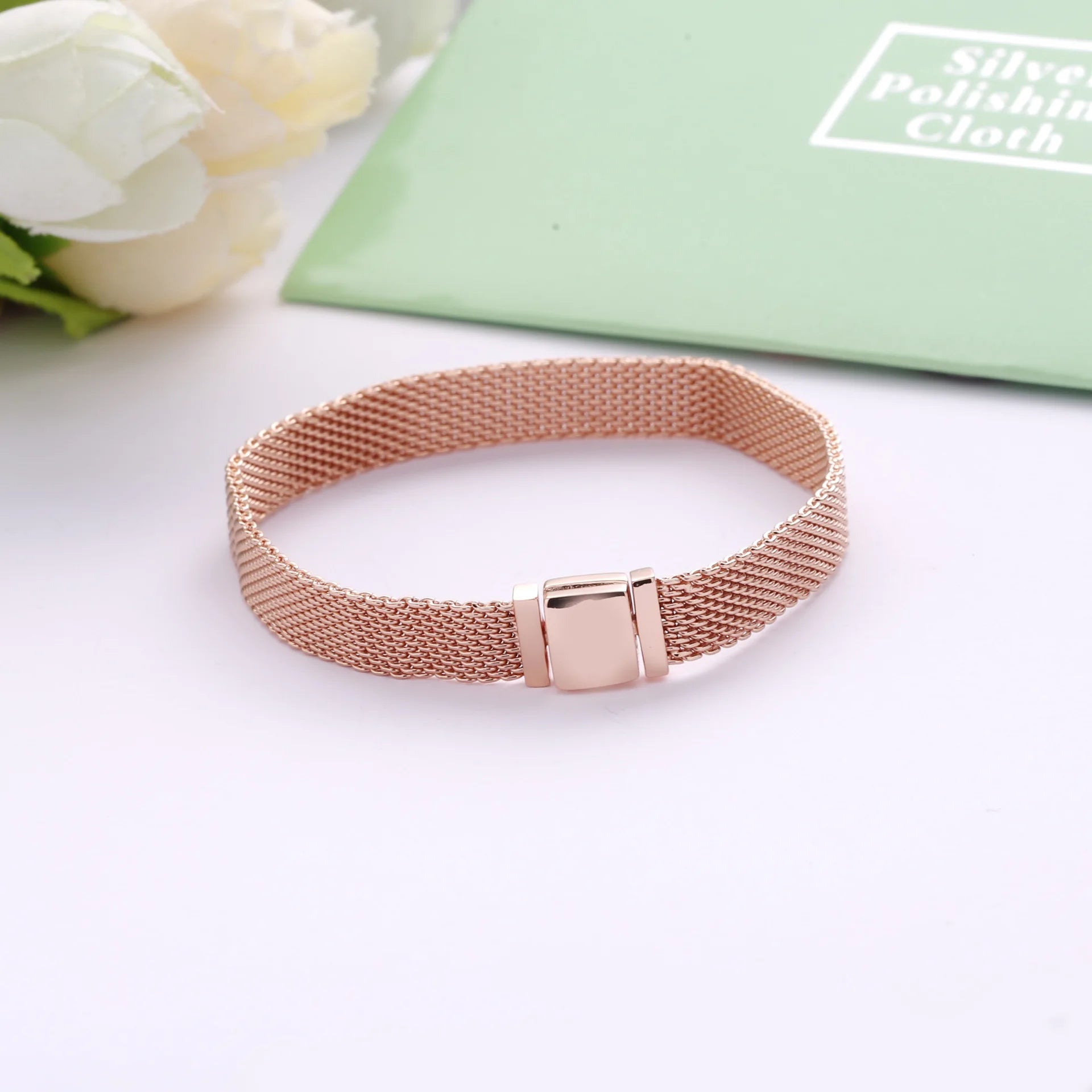 925 Sterling Silver Charm Bracelet for Women Snake Chain & Mesh Chain Design DIY Beads Compatible Fashion Fine Jewelry Gif