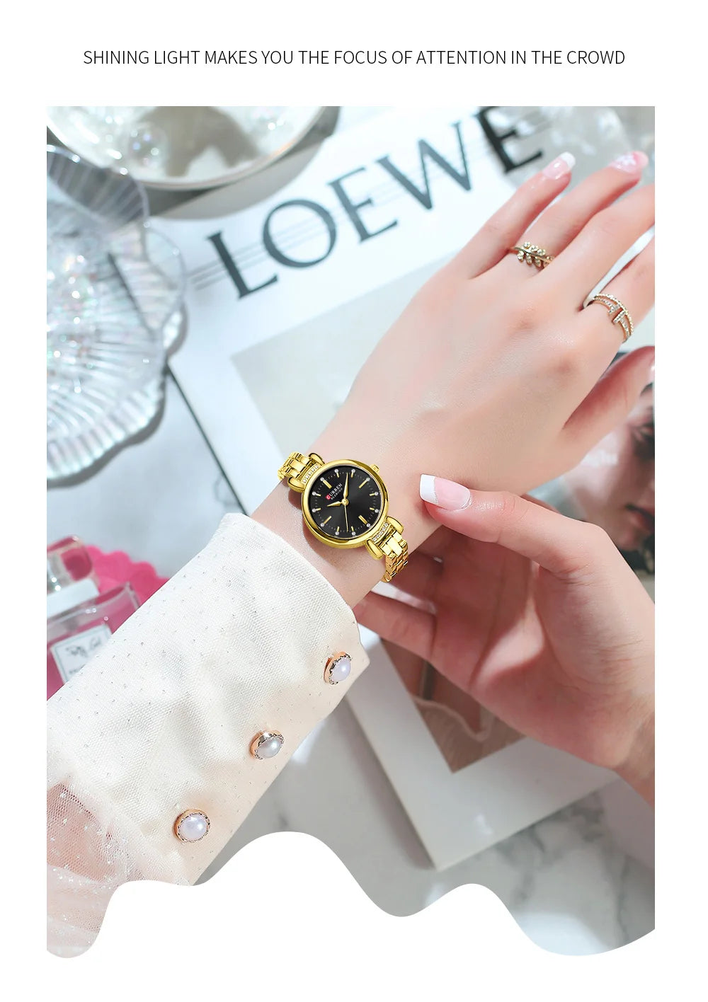 CURREN Brand Cute Luxury Women Bracelet Watches Fashion Women Dress Wristwatch Ladies Quartz Sport Watch Dropshiping