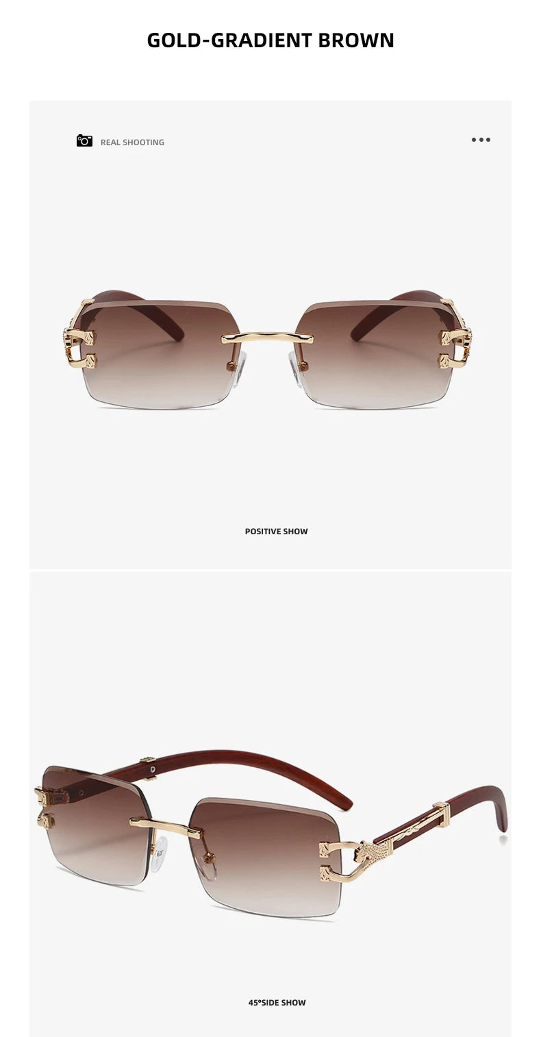 Women's Anti-UV Fashion Sunglasses Unisex Metal Luxury Brand Travel Vacation Outdoor Sports Cycling Driving Men Sun Glasses