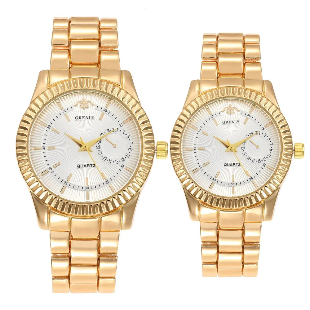New Fashion Women Watches Ladies Steel Bracelet Wristwatch Lovers Watch Men Women Casual Quartz Watch Relogio Feminino Men Watch