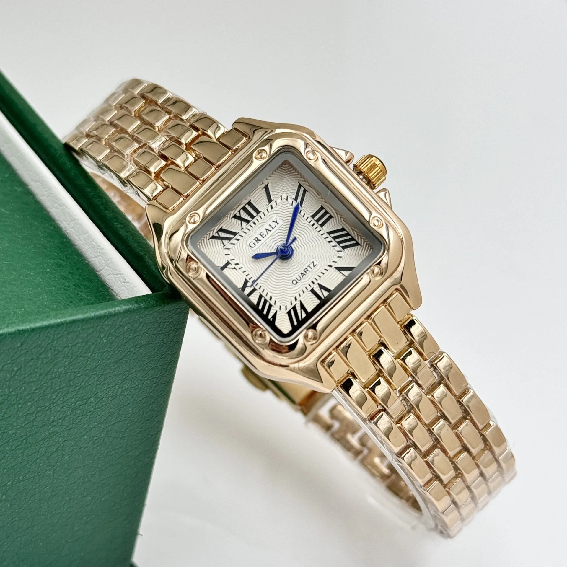 2026 Fashion Women Watch Calendar Stainless Steel Luxury Ladies Quartz Watches Business Female Clock (Without Box）