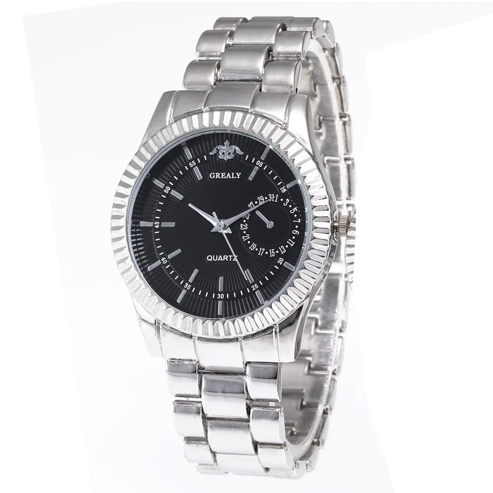 New Fashion Women Watches Ladies Steel Bracelet Wristwatch Lovers Watch Men Women Casual Quartz Watch Relogio Feminino Men Watch