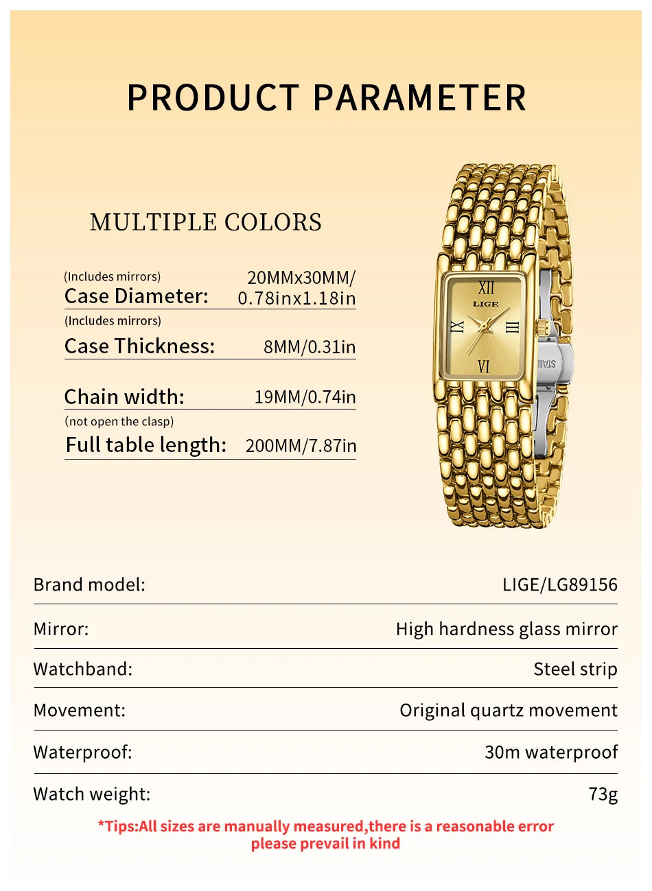 New LIGE Quartz Women Watches For Couples Stainless Steel Business Men's Clock Casual Minimalist Women Gift Watch Pareja Regalo