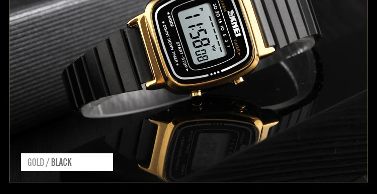 SKMEI 1901 Brand Luxury Watch Women Fashion Sport Waterproof Electronic Watches Ladies Watches Small Reloj Digital Wristwatch