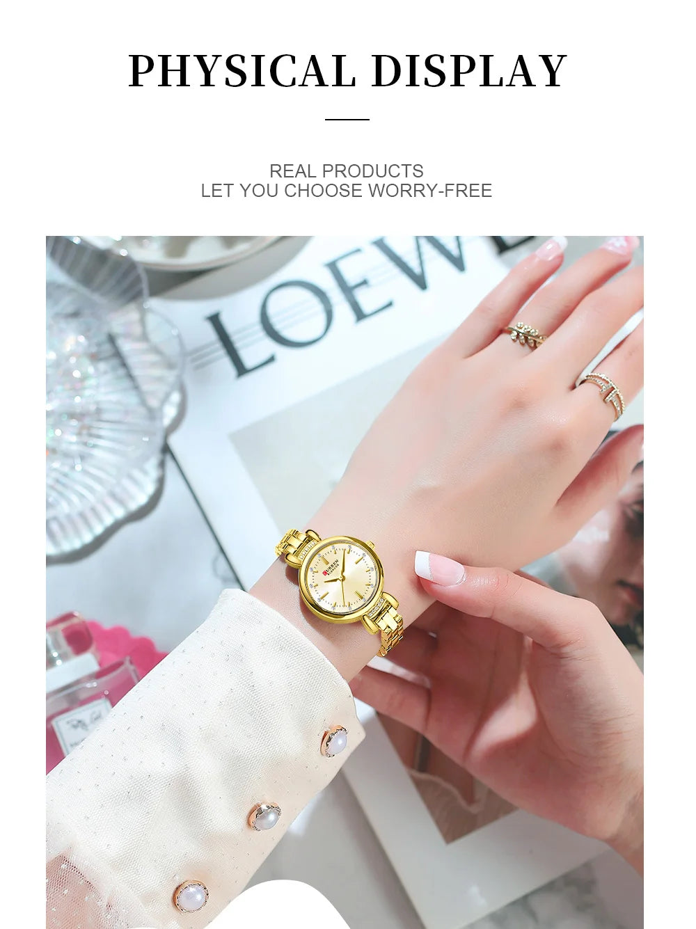 CURREN Brand Cute Luxury Women Bracelet Watches Fashion Women Dress Wristwatch Ladies Quartz Sport Watch Dropshiping