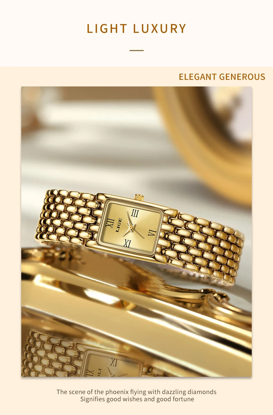New LIGE Quartz Women Watches For Couples Stainless Steel Business Men's Clock Casual Minimalist Women Gift Watch Pareja Regalo