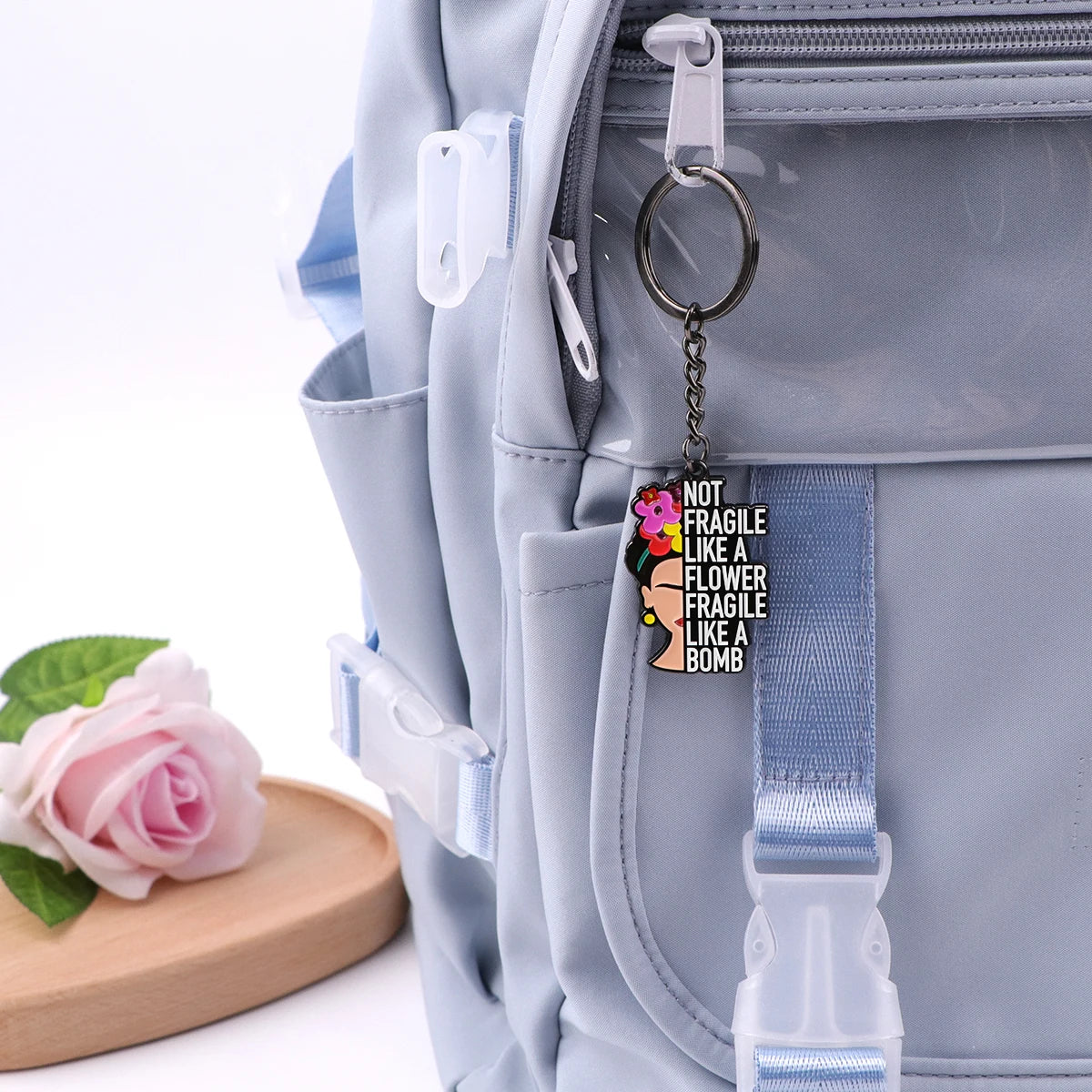 Funny Quotation Keychains Women Keyring Keychains for Men Keychain for Car Keys Anime Accessories Fashion Jewelry