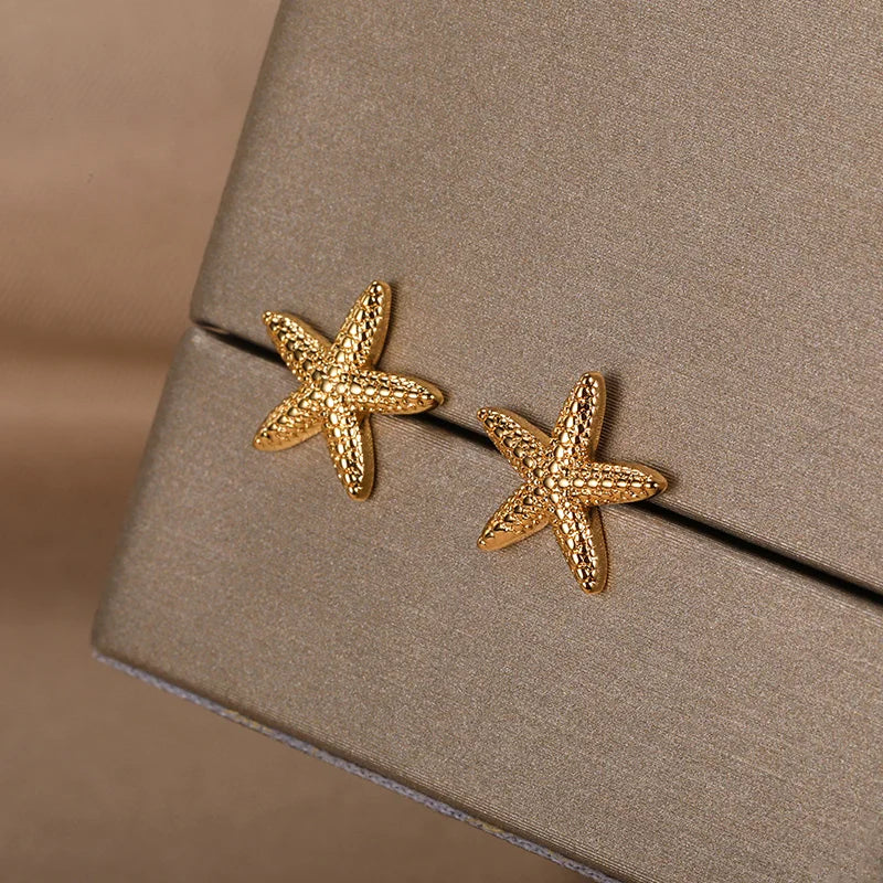 Cute Small Zircon Stud Earrings For Women Girls Gold Color Stainless Steel Earrings Wedding Jewelry Gifts aretes aros mujer