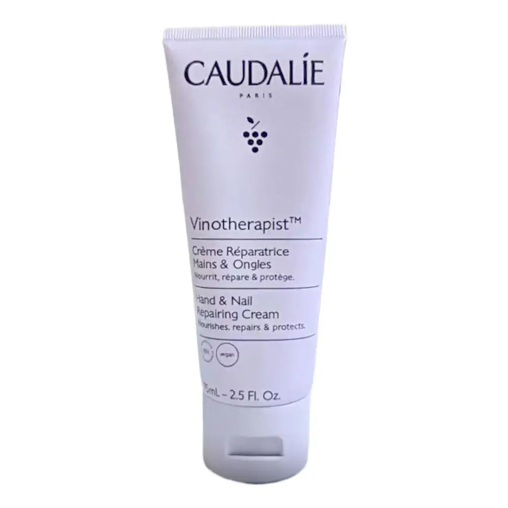 Caudalie Korea 75ml Grapeseed Hand Cream -Hydrates Moisturizes Nourishes Brightens Improves Elasticity Softens Reduces Roughness