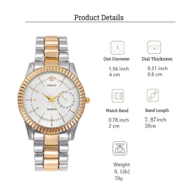 New Fashion Women Watches Ladies Steel Bracelet Wristwatch Lovers Watch Men Women Casual Quartz Watch Relogio Feminino Men Watch
